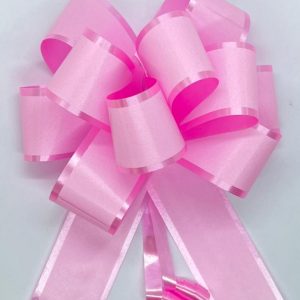 Laço para Presente Flor Grande PCT com 10 Rosa LXL11